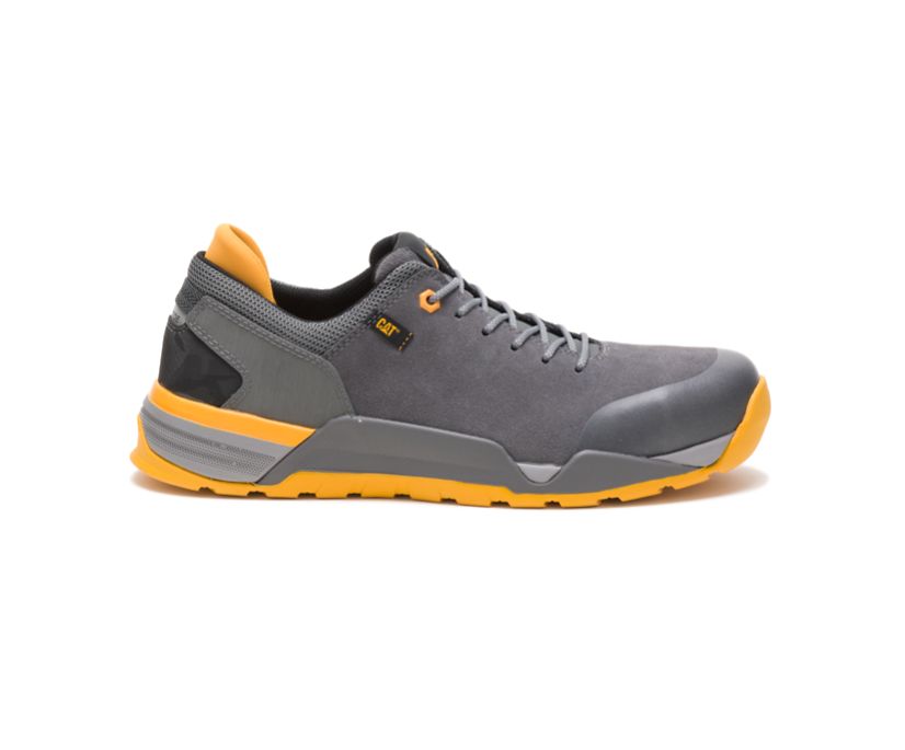 Caterpillar Sprint Suede Alloy Toe Argentina - Zapatillas Hombre Gris Oscuro ( 324-UXCFIL )